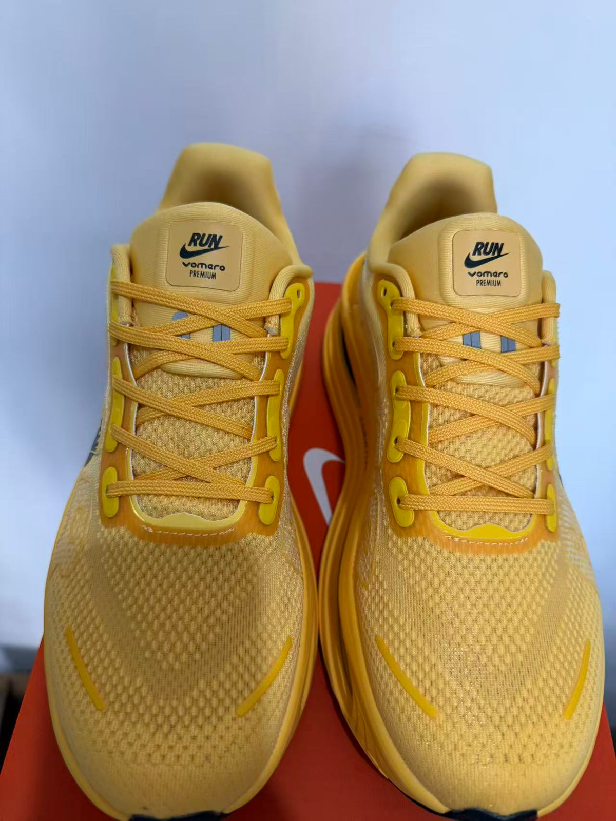 Max Cushion Chunky Running Sneakers, Honey Yellow